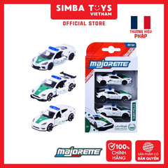 Majorette Dubai Police 3 - Piece Diecast Model Car Set - Colorland Toys