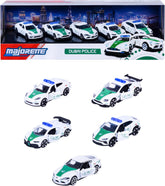Majorette Dubai Police 5 Pack Die Cast – Super Cars (1:64 Scale) - Colorland Toys