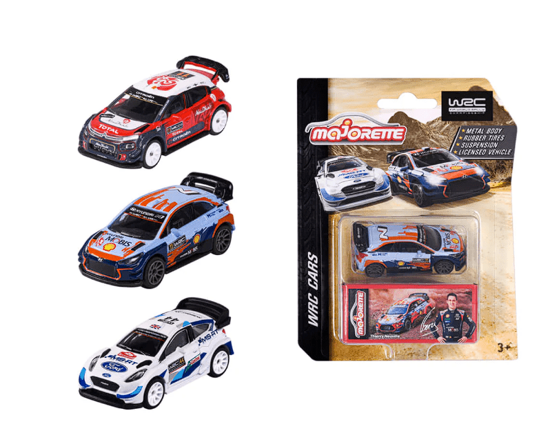 Majorette WRC Die - Cast 3 - Asst 212084012 - Colorland Toys