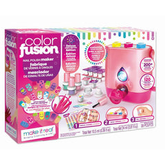Make It Real Color Fusion Nail Polish Maker with Light Deluxe Pack 2565 - Colorland Toys