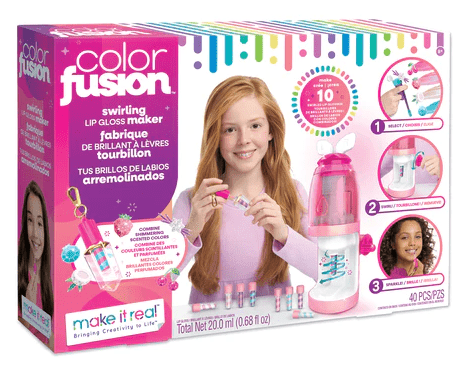 Make It Real Color Fusion Swirling Lip Gloss Maker 2562 - Colorland Toys