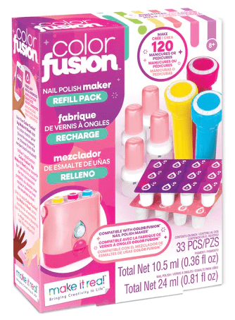 Make It Real Colour Fusion Nail Polish Marker Booster Pack 2563 - Colorland Toys