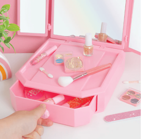 Make It Real Deluxe Mirrored Vanity and Cosmetic Set 2531 - Colorland Toys