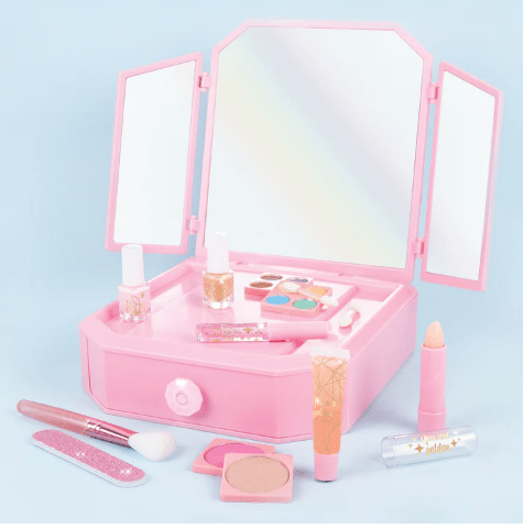 Make It Real Deluxe Mirrored Vanity and Cosmetic Set 2531 - Colorland Toys
