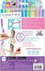 Make It Real Fashion Design Sketchbook Blooming Creativity 3202 - Colorland Toys