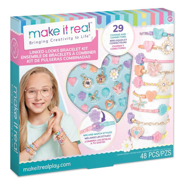 Make It Real Linked Looks Bracelet Kit 1735 - Colorland Toys