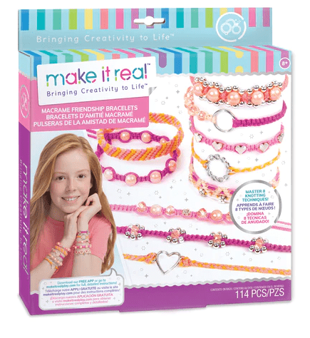 Make It Real Macrame Friendship Bracelets 1318 - Colorland Toys