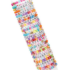 Make It Real Say Yes! Alphabet Bead Bracelet Set 1742 - Colorland Toys