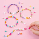 Make It Real Say Yes! Alphabet Bead Bracelet Set 1742 - Colorland Toys