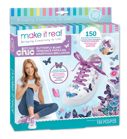 Make It Real Sticker Chic Butterfly Bling 1325 - Colorland Toys