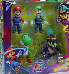 Nintendo Super Mario2 Movie 5" Fig Multi-5 Pack 43230 - Colorland Toys