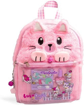 Martinelia Lulu & Duki Plush Pink Backpack with Kids Makeup - Colorland Toys