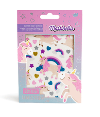 Martinelia Unicorn Glitter Tattoo 68023 - Colorland Toys