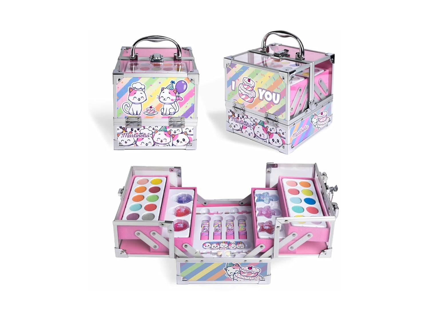 Martinelia Yummy Big Makeup Case — Kids' Cosmetics Set - Colorland Toys
