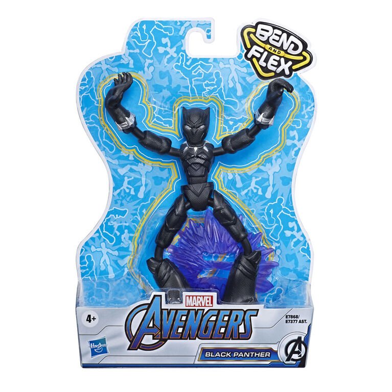 Marvel Avengers Bend And Flex 6 - Inch Flexible Black Panther - Colorland Toys