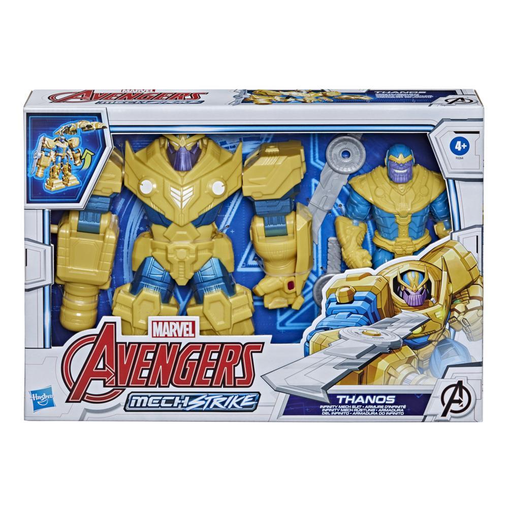 Marvel Avengers Mech Strike Thanos Ultimate Figure with Infinity Suit F0264 - Colorland Toys