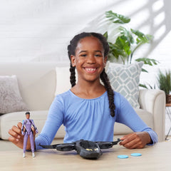 Marvel Black Panther Wakanda Forever Vibranium Blast Sunbird Jet with Shuri F3349 - Colorland Toys