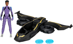 Marvel Black Panther Wakanda Forever Vibranium Blast Sunbird Jet with Shuri F3349 - Colorland Toys