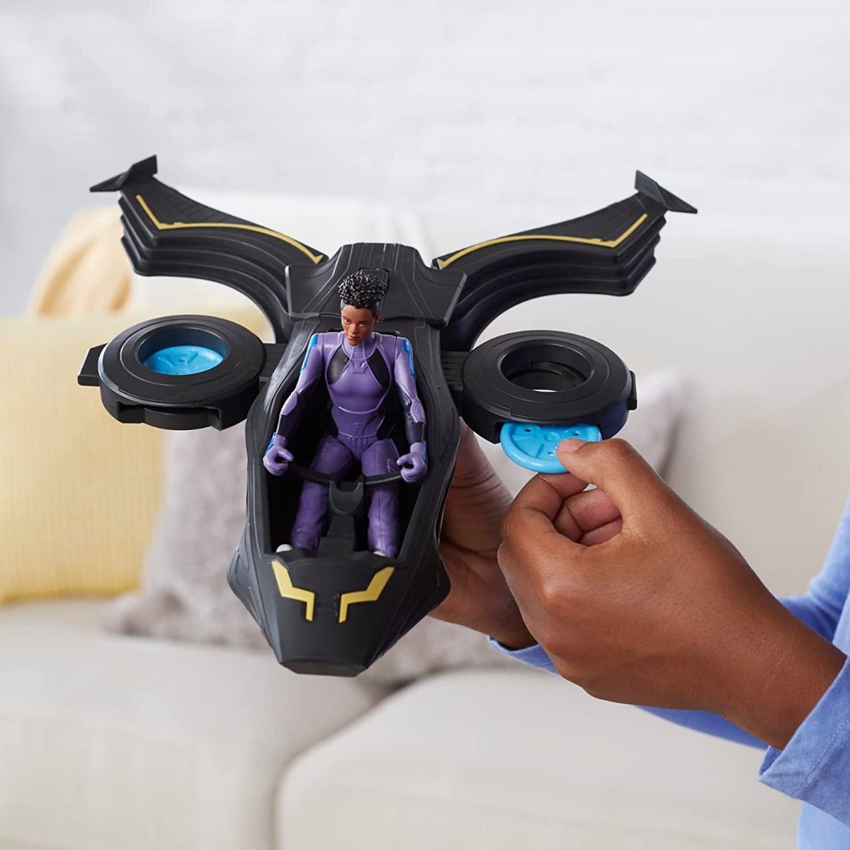 Marvel Black Panther Wakanda Forever Vibranium Blast Sunbird Jet with Shuri F3349 - Colorland Toys