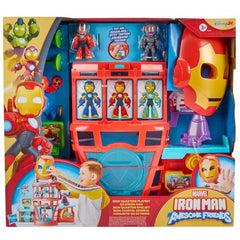 Marvel Iron Man & His Awesome Friends Iron Quarters 3 - Inch Playset G1259 - Colorland Toys