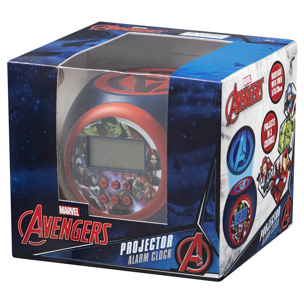 Marvel Projector Alarm Clock - Avengers MV - 0203 - AV - Colorland Toys