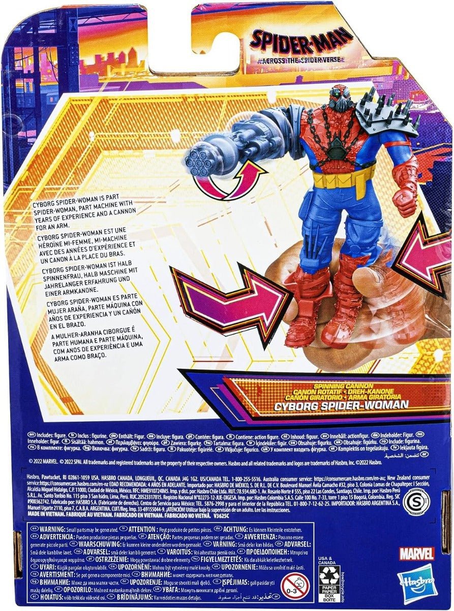 Marvel Spider - Man Across the Spider - Verse Cyborg Spider - Woman Action Figure F6004 - Colorland Toys