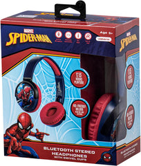 Marvel Spider - Man Bluetooth Wireless Headphones – 13H Playtime, Built - in Mic, Adjustable Fit, Wired & Wireless Modes - Colorland Toys
