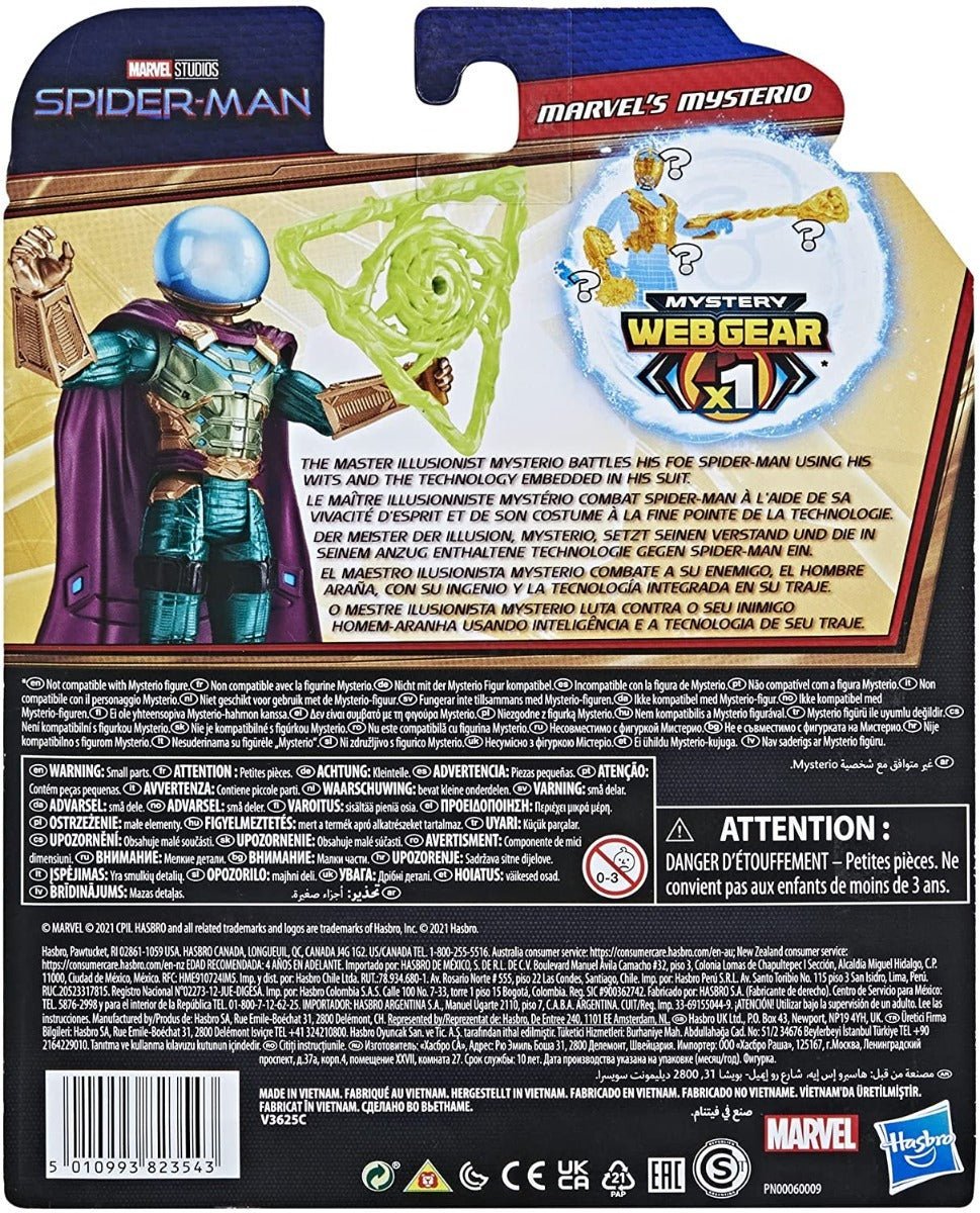Marvel Spider - Man Mystery Web Gear Figure 6inch Thunder F1914 - Colorland Toys