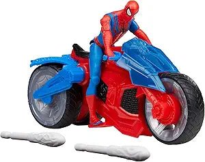 Marvel Spider - Man Web Blast Cycle And Action Figure 4inch - Colorland Toys