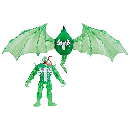 Marvel Spider - Man Web Splashers - Green Symbiote Action Figure - Colorland Toys