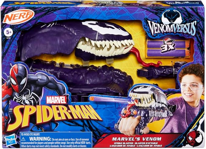 Marvel Spiderman Venom Vs Venom Strike Blaster G0730