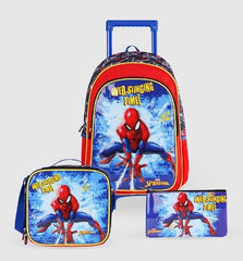Marvel Spiderman Web Sling Time Action 5 - in - 1 School Set 18inch TBT235IN1C14 - 18 - Colorland Toys