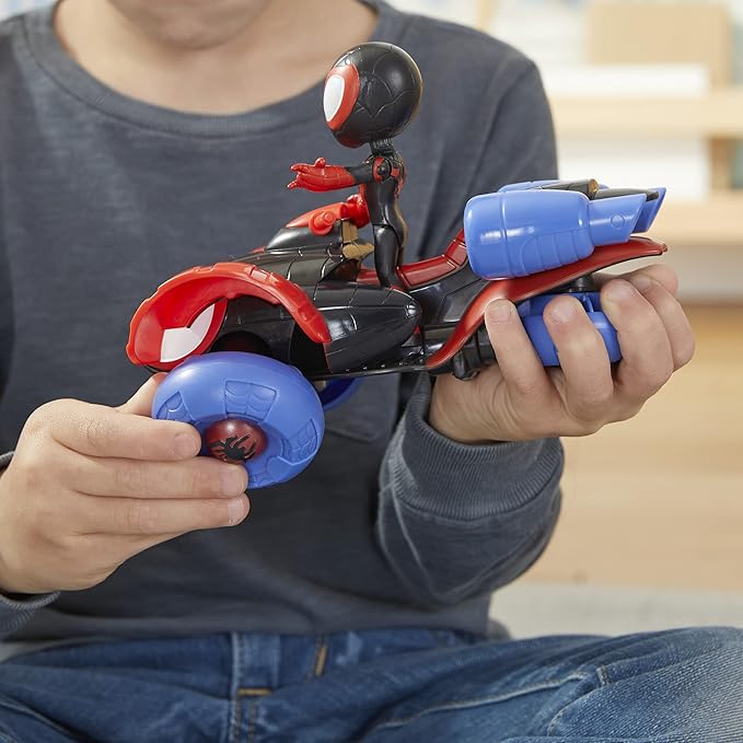 Marvel Spidey And Friends Miles Techno Racer - Colorland Toys