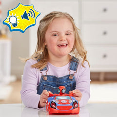 Marvel Spidey and His Amazing Friends Glow Tech Web - Crawler Car F4530 - Colorland Toys