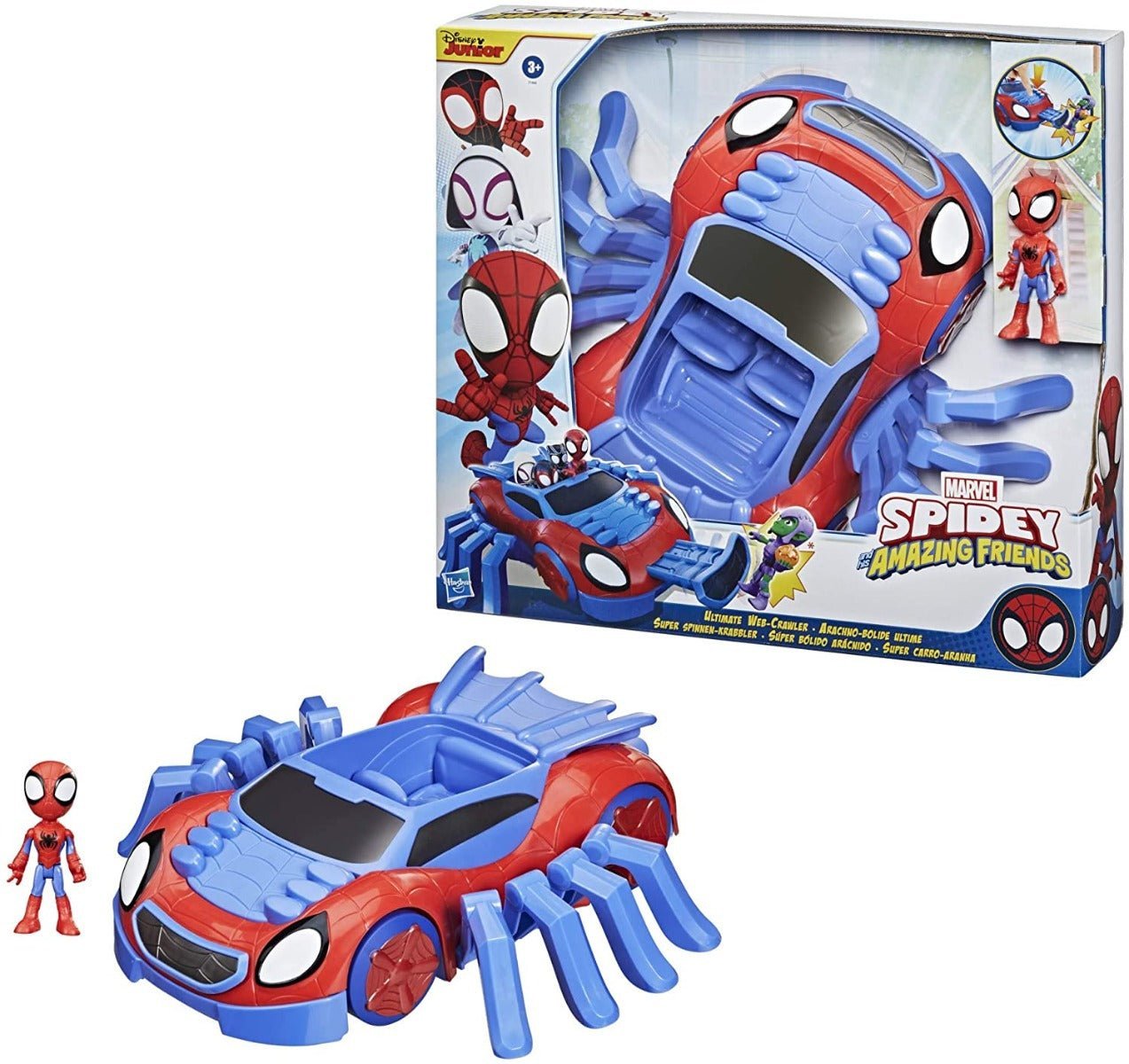 Marvel Spidey and His Amazing Friends Ultimate Web Crawler F1460 - Colorland Toys