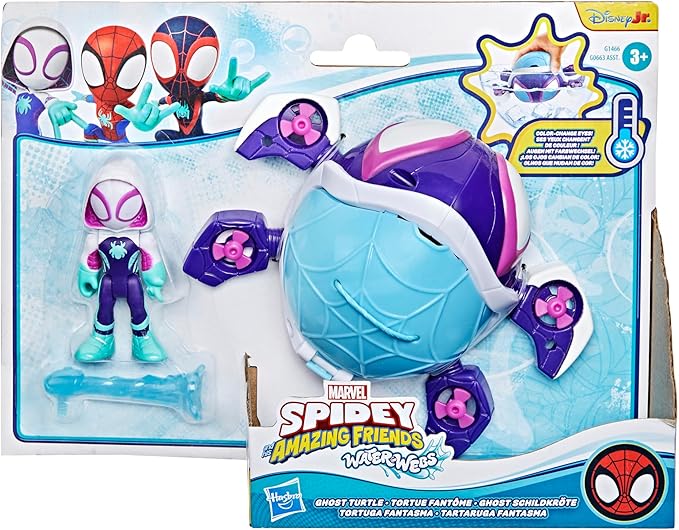 Marvel Spidey And His Amazing Friends - Waterwebs Ghost Turtle G1466 - Colorland Toys