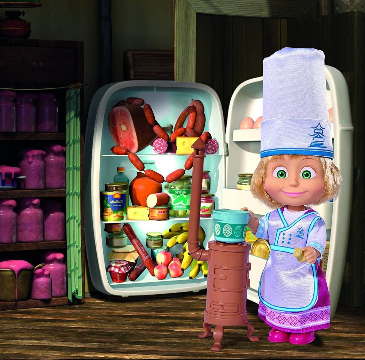 Masha and The Bear Bear House Playset 109301632 - Colorland Toys