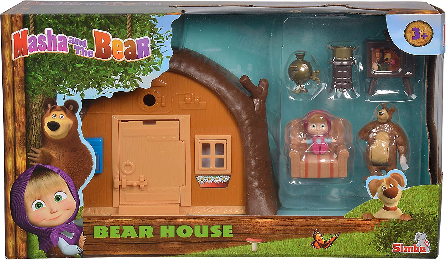 Masha and The Bear Bear House Playset 109301632 - Colorland Toys