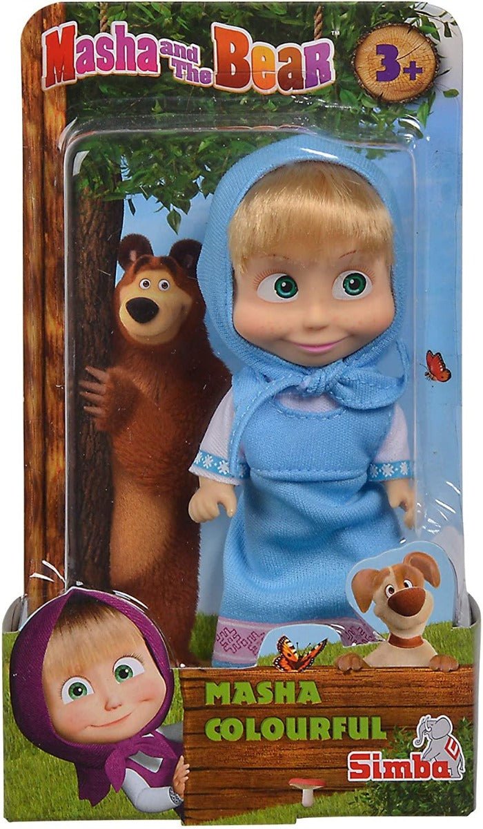 Masha and The Bear Colorful Doll 12cm 109301678 - Colorland Toys