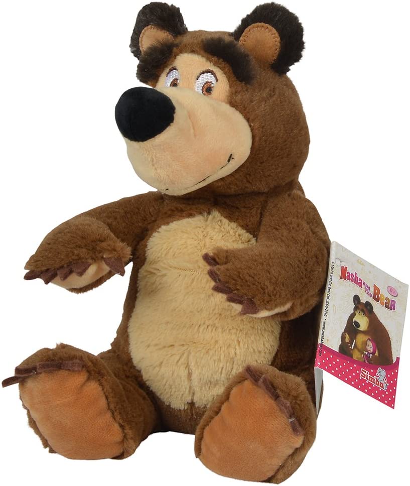 Masha And The Bear Plush 20cm 109301034 - Colorland Toys