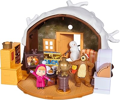 Masha and The Bear Winter Bears House Playset 109301023 - Colorland Toys