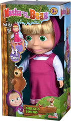 Masha & The Bear Masha Shake & Sound 30cm 109301074 - Colorland Toys