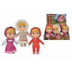 Masha & the Bear Soft Bodied Doll 23cm - Colorland Toys