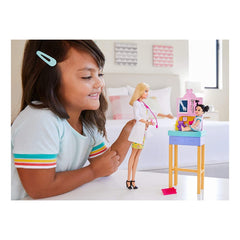 Barbie Doll Pediatrician Playset Doctor Toddler Patient - Colorland Toys