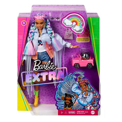 Barbie Extra Doll Rainbow Braids GRN29 - Colorland Toys