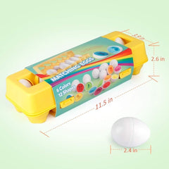 Matching Eggs 12Pieces DF12 - Colorland Toys