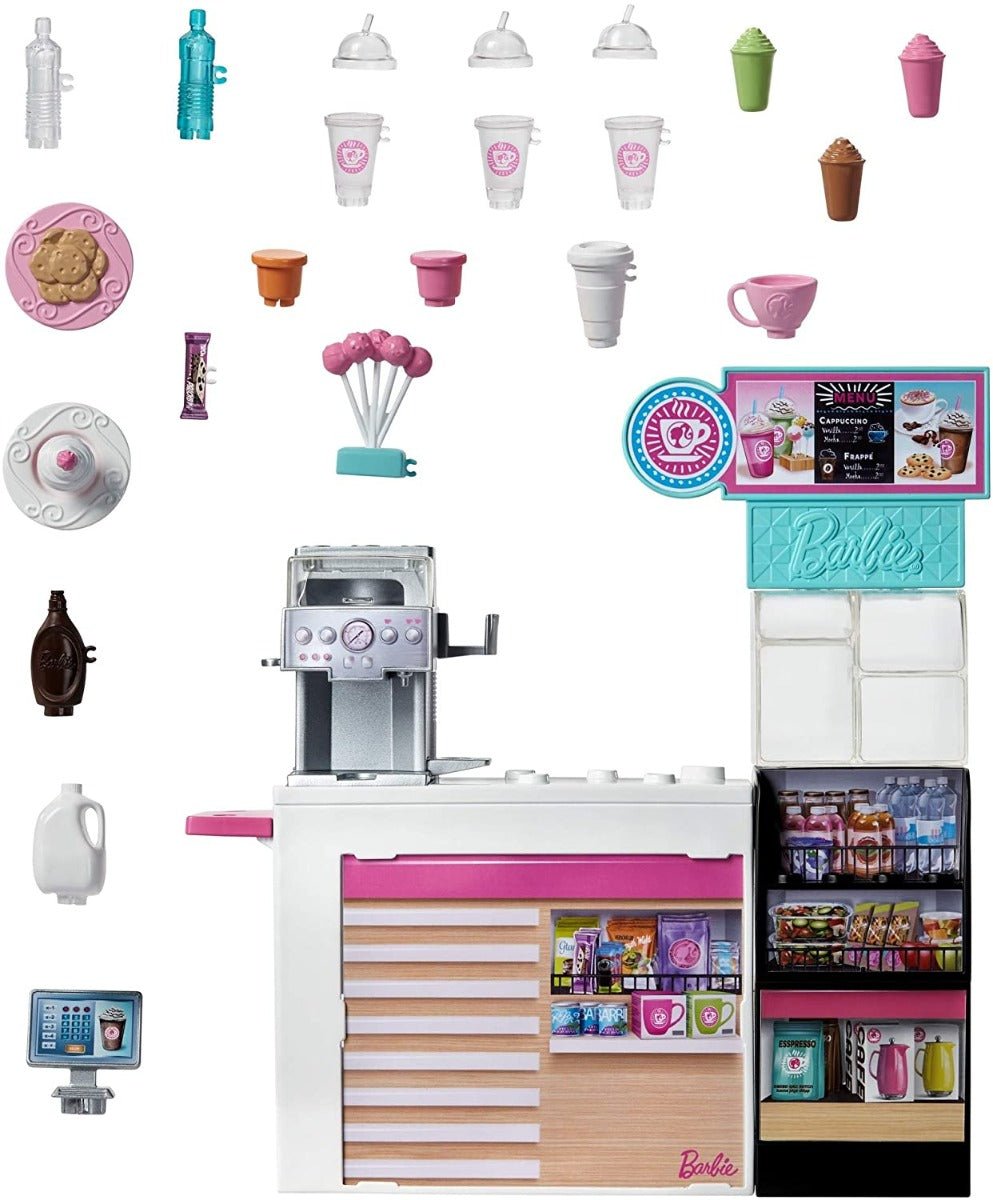 Mattel Barbie Coffee Shop Playset GMW03 - Colorland Toys
