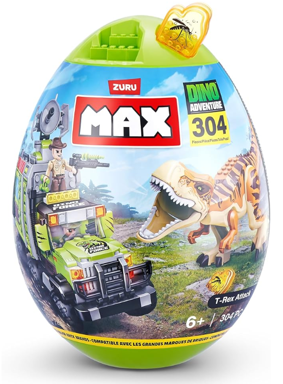 Max Build More Dino Adventure T - Rex Attack 304 Pieces - Colorland Toys