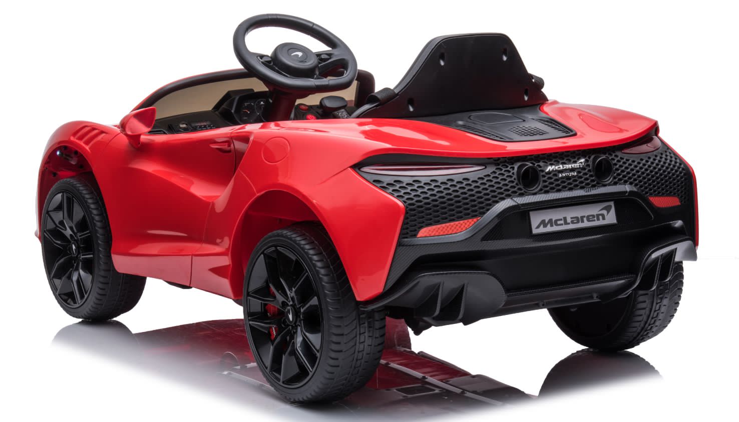 Mclaren Artura Car Leather Seat 12V/2M Red JL211 - Colorland Toys