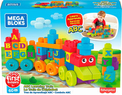 Mega Bloks ABC Learning Train 60pcs DXH35 - Colorland Toys